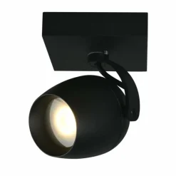 Luminaires Lucide Plafonnier Lucide PRESTON Noir, 1 lumière* Spots Et Projecteurs