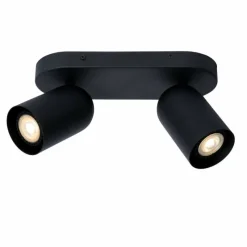 Luminaires Lucide Plafonnier Lucide PUNCH Noir, 2 lumières* Spots Et Projecteurs