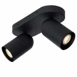 Luminaires Lucide Plafonnier Lucide PUNCH Noir, 2 lumières* Spots Et Projecteurs