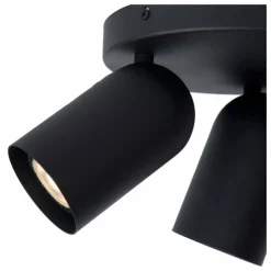 Luminaires Lucide Plafonnier Lucide PUNCH Noir, 3 lumières* Spots Et Projecteurs