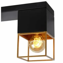 Lampe Turque-Luminaires Lucide Plafonnier Lucide RIXT Noir, 2 lumières