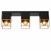 Lampe Turque-Luminaires Lucide Plafonnier Lucide RIXT Noir, 3 lumières