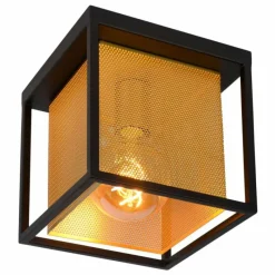 Lampes Dorées-Luminaires Lucide Plafonnier Lucide SANSA Noir, 1 lumière