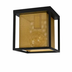 Lampes Dorées-Luminaires Lucide Plafonnier Lucide SANSA Noir, 1 lumière