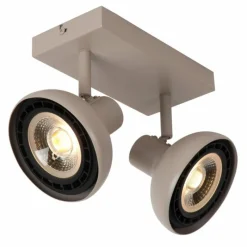 Luminaires Lucide Plafonnier Lucide SENSAS Beige, 2 lumières* Spots Et Projecteurs