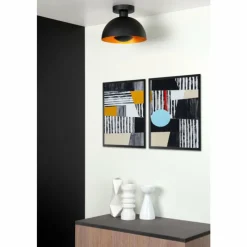 Luminaires Lucide Plafonnier Lucide SIEMON Noir, 1 lumière* Plafonniers