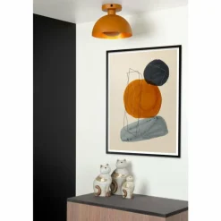 Luminaires Lucide Plafonnier Lucide SIEMON Jaune, Orange, 1 lumière* Plafonniers