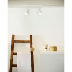 Luminaires Rustiques-Luminaires Lucide Plafonnier Lucide SIRENE LED Blanc, 2 lumières