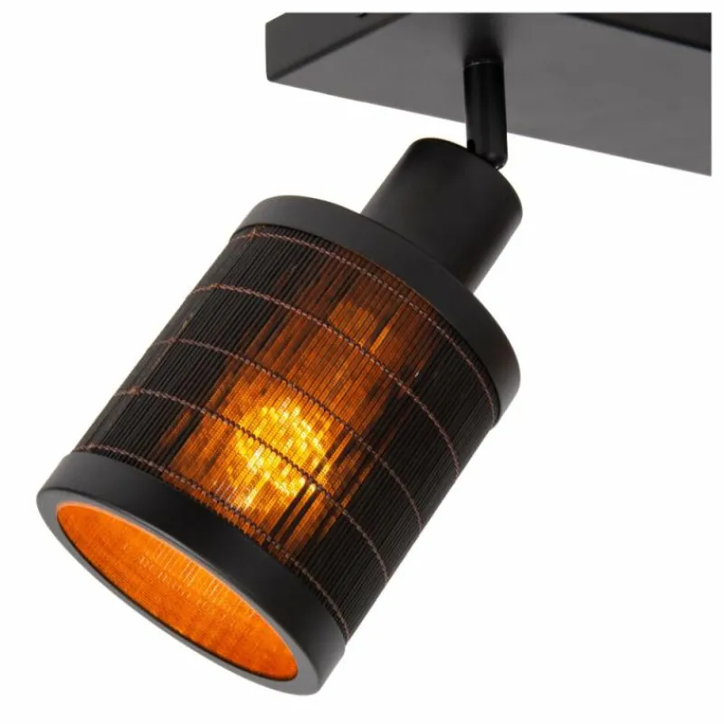 Luminaires Scandinaves-Luminaires Lucide Plafonnier Lucide TAGALOG Noir, 2 lumières