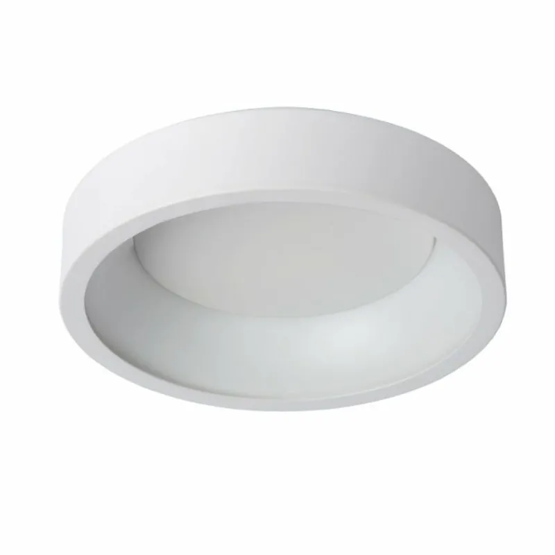 Luminaires Rustiques-Luminaires Lucide Plafonnier Lucide TALOWE LED Blanc, 1 lumière