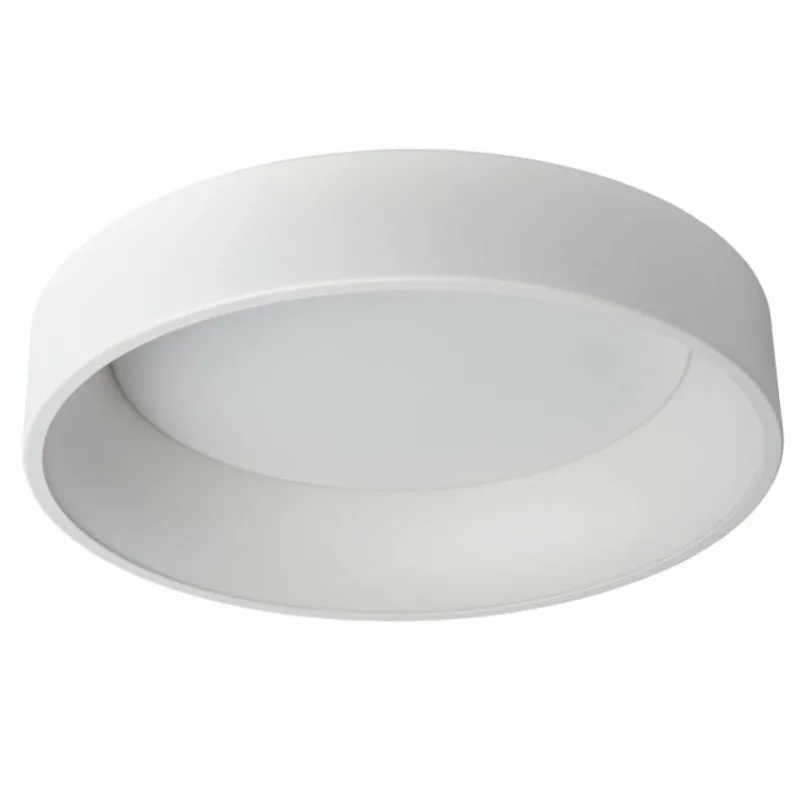 Luminaires Rustiques-Luminaires Lucide Plafonnier Lucide TALOWE LED Blanc, 1 lumière