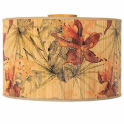Lampes En Bois-Luminaires Lucide Plafonnier Lucide TANSELLE Multicolore, 1 lumière