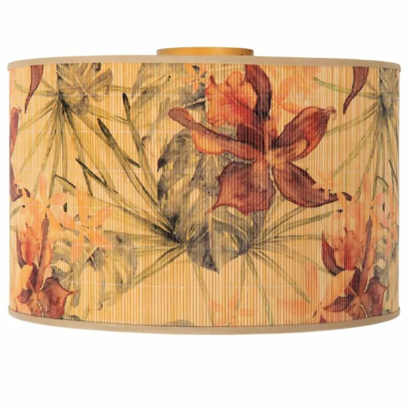 Lampes En Bois-Luminaires Lucide Plafonnier Lucide TANSELLE Multicolore, 1 lumière