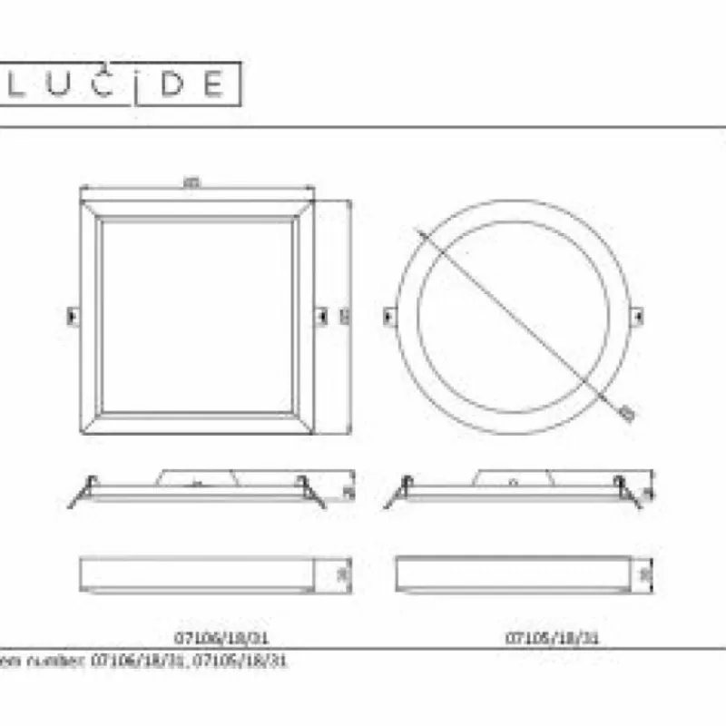 Luminaires Rustiques-Luminaires Lucide Plafonnier Lucide TENDO-LED Blanc, 1 lumière