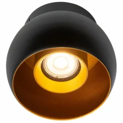 Lampes Dorées-Luminaires Lucide Plafonnier Lucide TORBEN Noir, 1 lumière