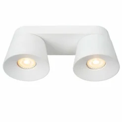 Luminaires Lucide Plafonnier Lucide TRIGONO Blanc, 2 lumières* Spots Et Projecteurs