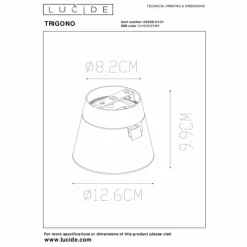 Luminaires Lucide Plafonnier Lucide TRIGONO Blanc, 1 lumière* Spots Et Projecteurs