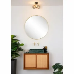 Suspension Verre Fumé-Luminaires Lucide Plafonnier Lucide TRUDY Noir, 3 lumières