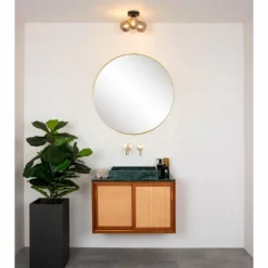 Suspension Verre Fumé-Luminaires Lucide Plafonnier Lucide TRUDY Noir, 3 lumières