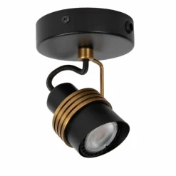 Luminaires Lucide Plafonnier Lucide TUNDRAN Noir, 1 lumière* Plafonniers