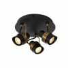 Luminaires Lucide Plafonnier Lucide TUNDRAN Noir, 3 lumières* Plafonniers