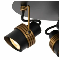 Luminaires Lucide Plafonnier Lucide TUNDRAN Noir, 3 lumières* Plafonniers