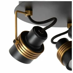 Luminaires Lucide Plafonnier Lucide TUNDRAN Noir, 3 lumières* Plafonniers