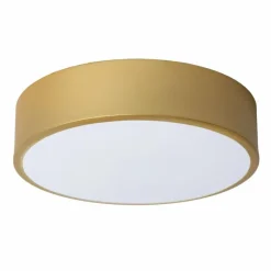 Lampes Dorées-Luminaires Lucide Plafonnier Lucide UNAR LED Or, Laiton, 1 lumière