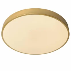 Lampes Dorées-Luminaires Lucide Plafonnier Lucide UNAR LED Or, Laiton, 1 lumière