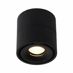 Luminaires Scandinaves-Luminaires Lucide Plafonnier Lucide YUMIKO LED Noir, 1 lumière