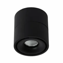 Luminaires Scandinaves-Luminaires Lucide Plafonnier Lucide YUMIKO LED Noir, 1 lumière