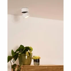 Luminaires Scandinaves-Luminaires Lucide Plafonnier Lucide YUMIKO LED Blanc, 1 lumière