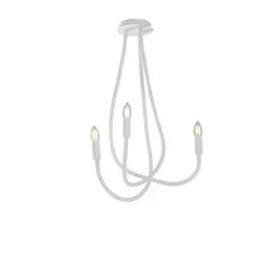 Lampes Vintages & Rétros-Luminaires Lutec Plafonnier Lutec Lover Blanc, 3 lumières
