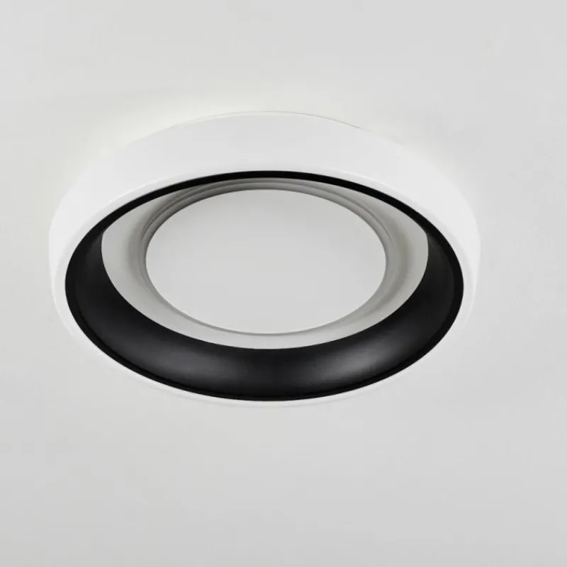 hofstein Plafonnier Mackay LED Blanc, 1 lumière, Télécommandes