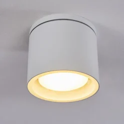 hofstein Plafonnier Macoupin Blanc, 1 lumière