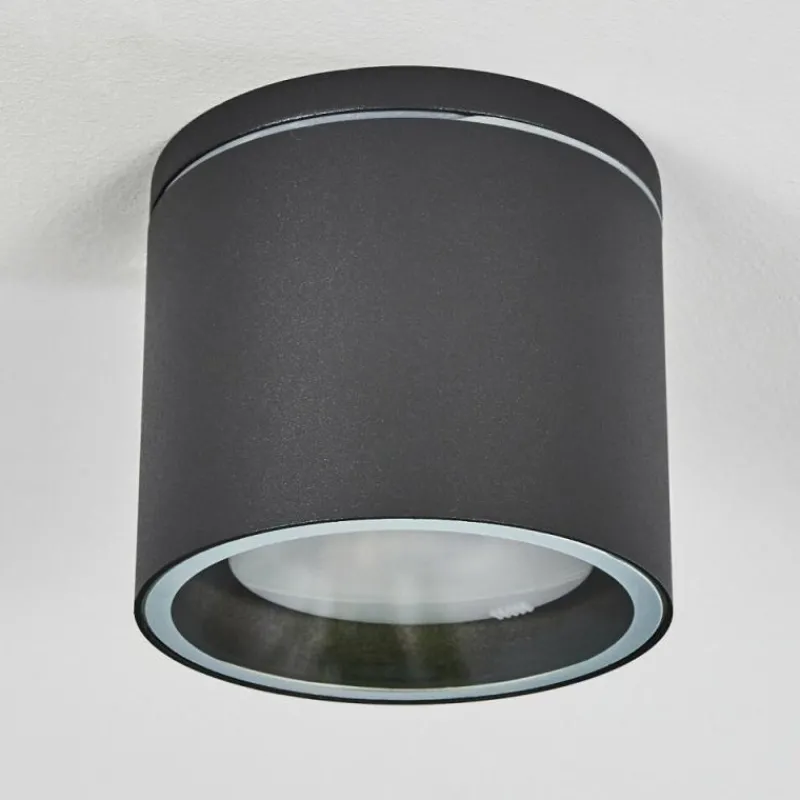 hofstein Plafonnier Macoupin Noir, 1 lumière