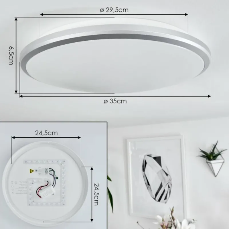 hofstein Plafonnier Magdala LED Blanc, 1 lumière