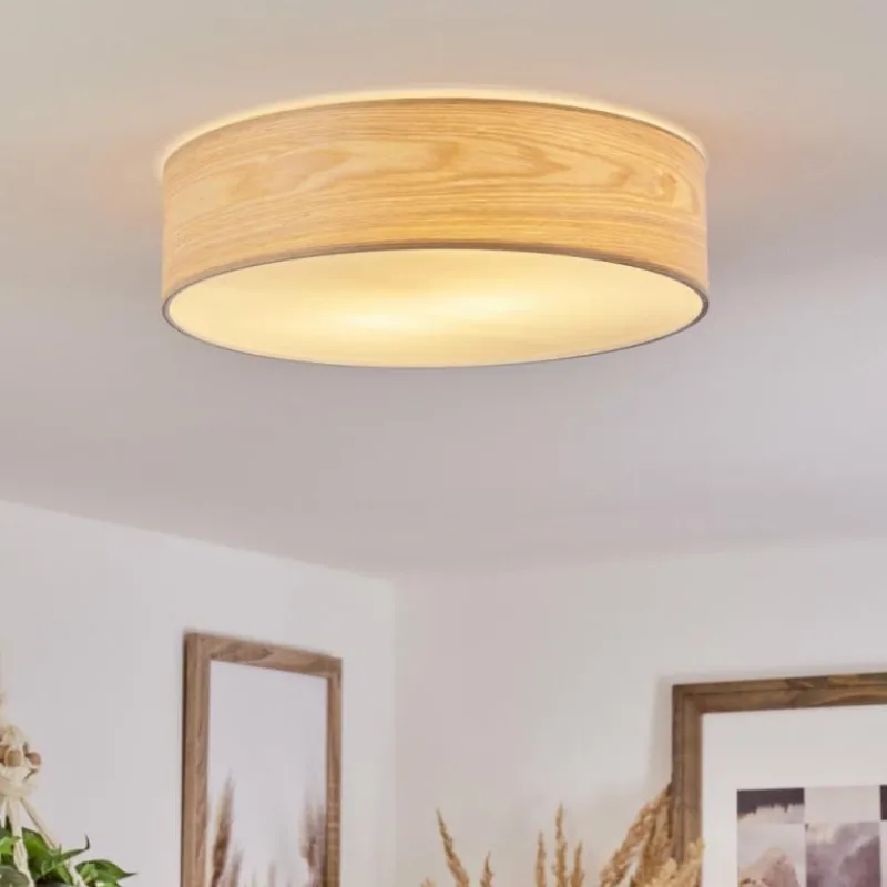 hofstein Plafonnier Magdalena Écru, Blanc, 2 lumières