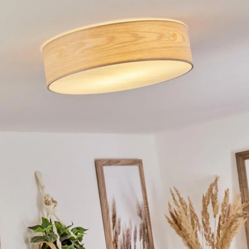 hofstein Plafonnier Magdalena Écru, Blanc, 2 lumières