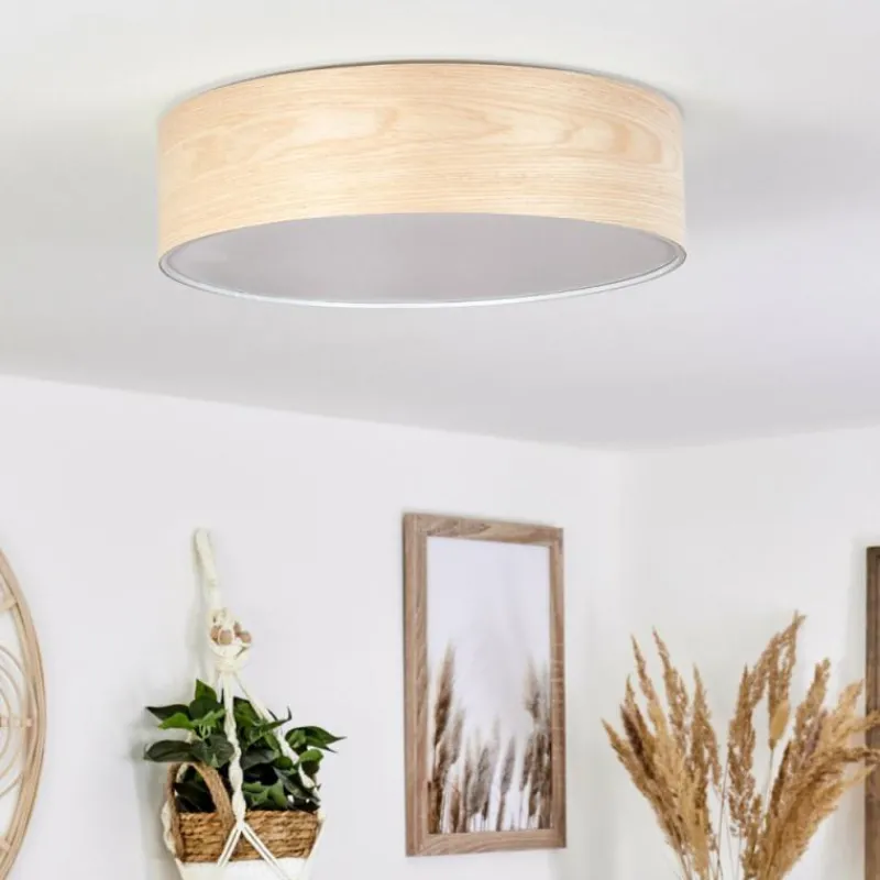 hofstein Plafonnier Magdalena Écru, Blanc, 2 lumières