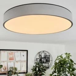 hofstein Plafonnier Maho LED Aluminium, 1 lumière