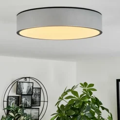 hofstein Plafonnier Maho LED Aluminium, 1 lumière* Éclairage Led
