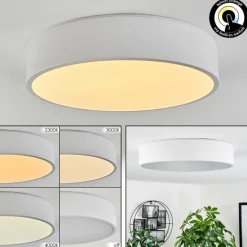 hofstein Plafonnier Maho LED Blanc, 1 lumière