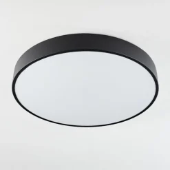 hofstein Plafonnier Maho LED Noir, 1 lumière* Éclairage Led