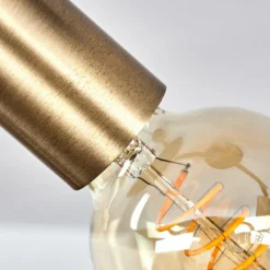 hofstein Plafonnier Maidford Laiton, Noir, 2 lumières