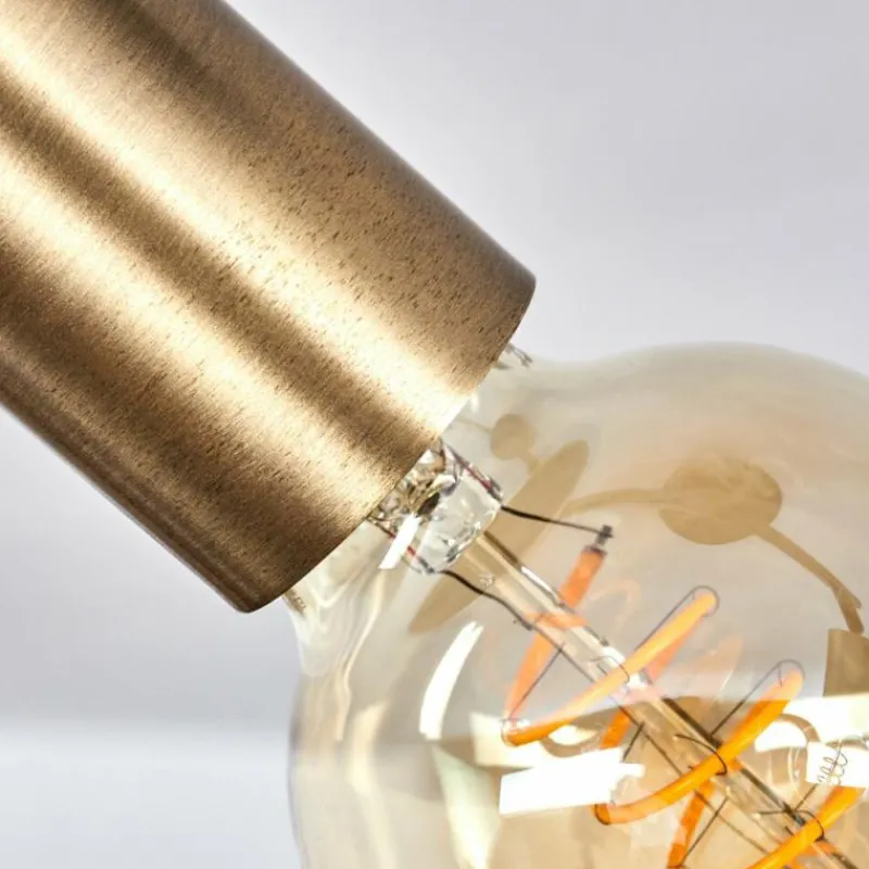 hofstein Plafonnier Maidford Laiton, Noir, 2 lumières