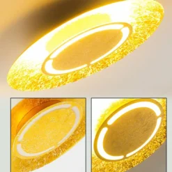 Lampes Dorées-hofstein Plafonnier Mala LED Or, 1 lumière