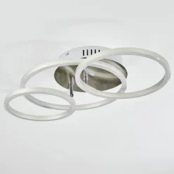 hofstein Plafonnier Malanje LED Nickel mat, 3 lumières