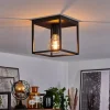 Lampes Industrielles-hofstein Plafonnier Malao Noir, 1 lumière