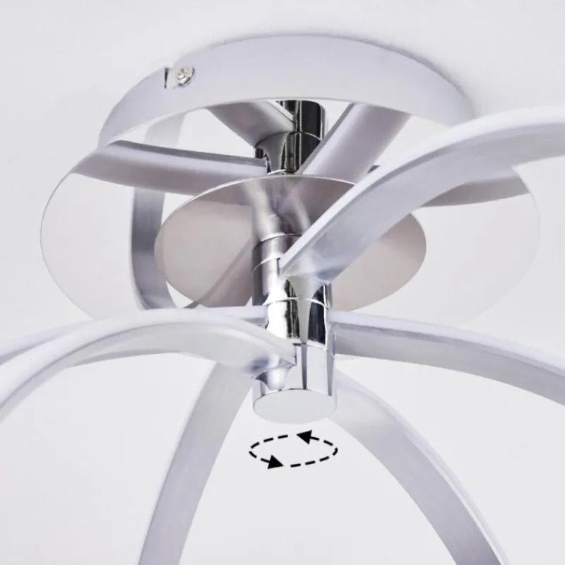 hofstein Plafonnier Maluma Chrome, 1 lumière